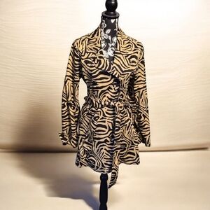 Dana Buchman Zebra Print Blazer